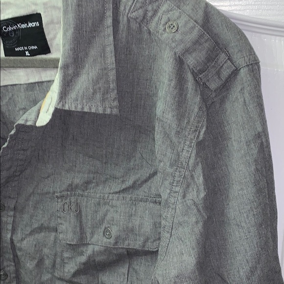 Calvin Klein Jeans XL Button Down Shirt - Picture 4 of 5